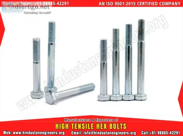 High tensile fasteners manufacturers exporters suppliers in indi