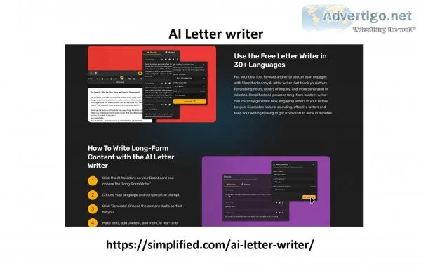 Achieve professional-quality letters with our ai letter writer