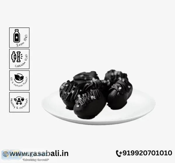 Buy healthy roasted almonds stuffed dates online in india - rasa