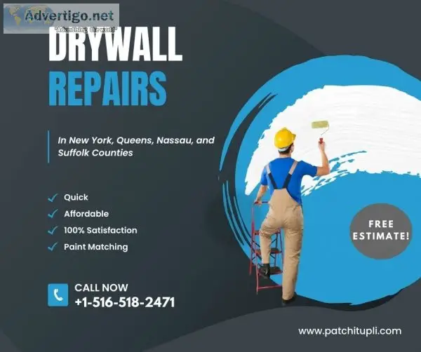 Patch it up - drywall repair service in manhattan