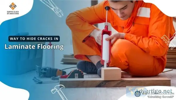 How to hide cracks in laminate flooring?
