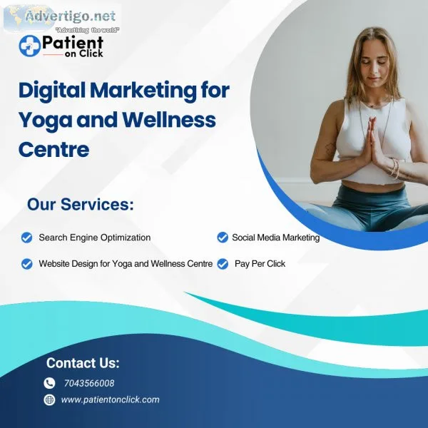 Digital marketing for yoga and wellness centre