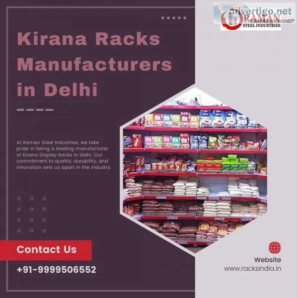Kirana racks manufacturers in chandigarh