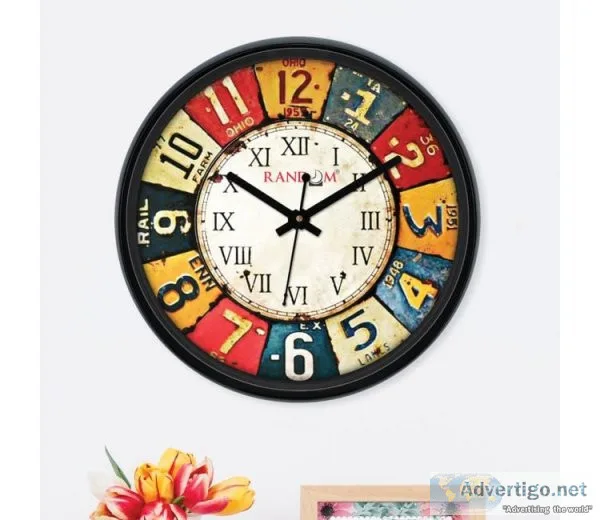 Time to redecorate with wooden street wall clocks