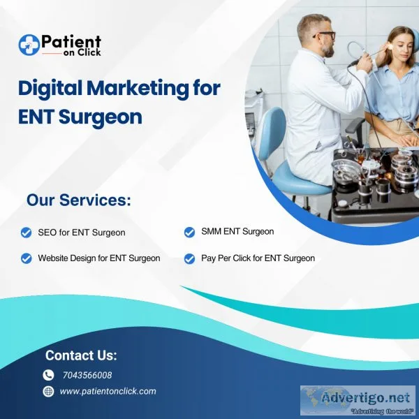 Digital marketing for ent surgeon