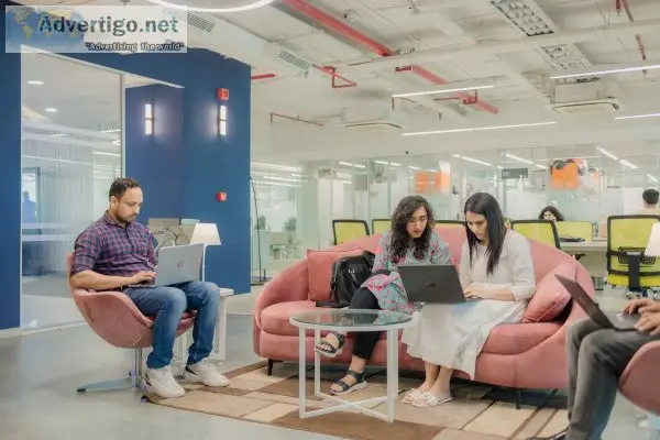 Modern coworking space in mg road gurgaon by altf