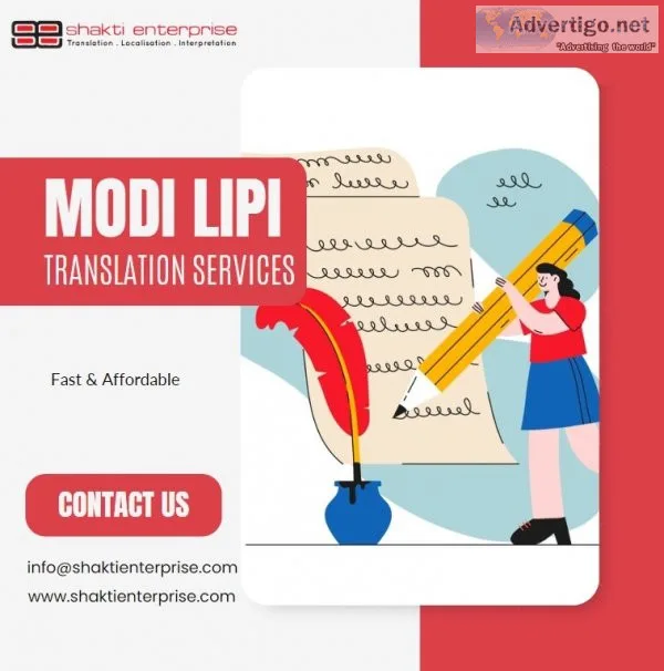 Professional modi lipi translation services in mumbai, india