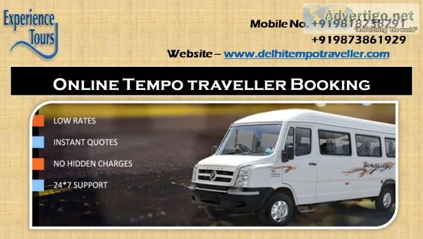Tempo traveller on rent per km