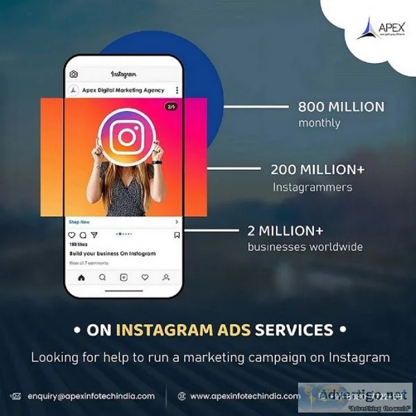 Instagram ads services in india