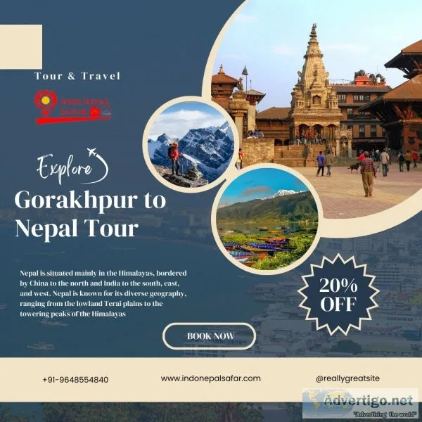 Gorakhpur to nepal tour package, gorakhpur to nepal tour operato