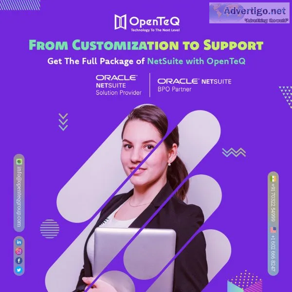 Tailored netsuite services from openteq