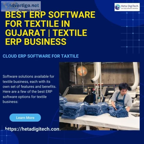 Best erp software for textile in gujarat | textile erp business