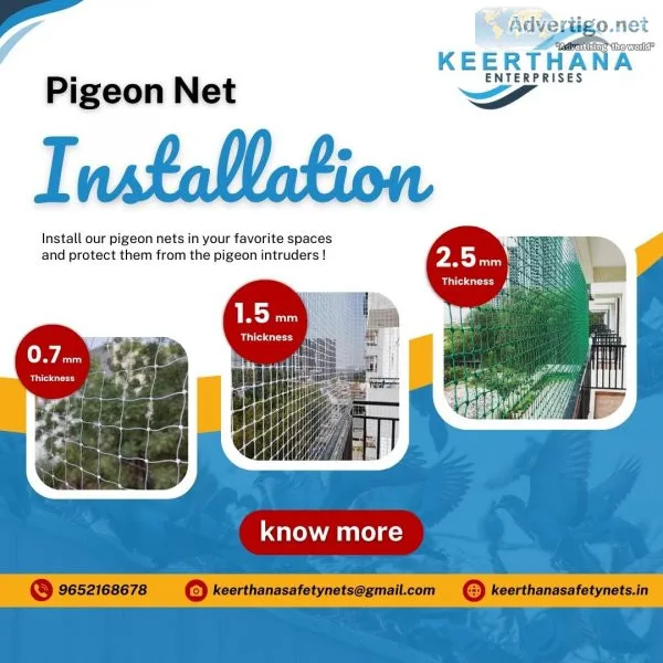 Pigeon net installation in pune