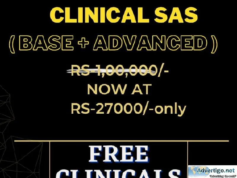 CLINICALSAS TRAINING WITH PLACEMENTS