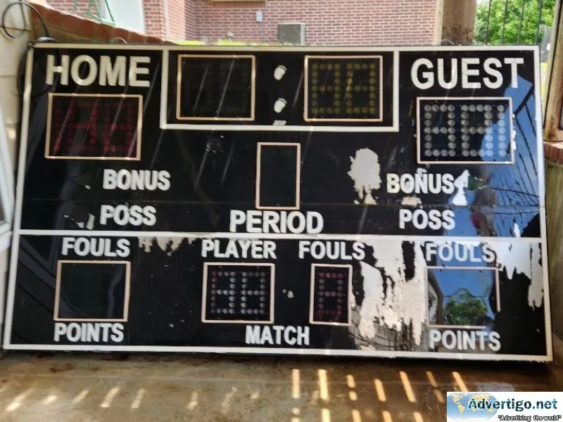 Large Electronic Scoreboard (not working)