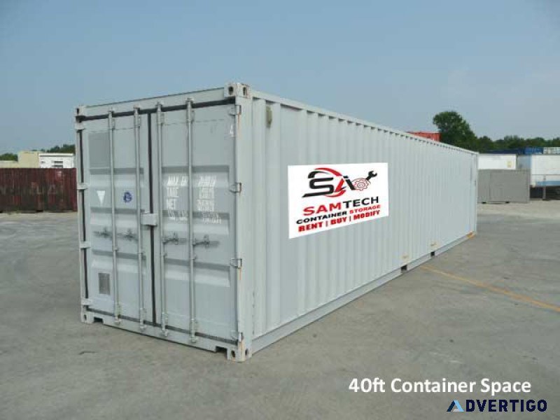 40ft Container Storage