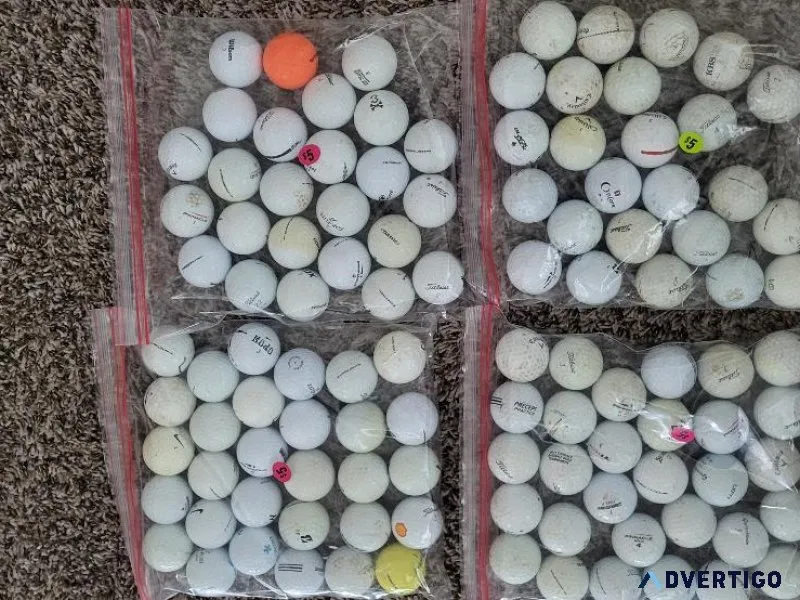 New and used Golf Balls (30 in a bag)