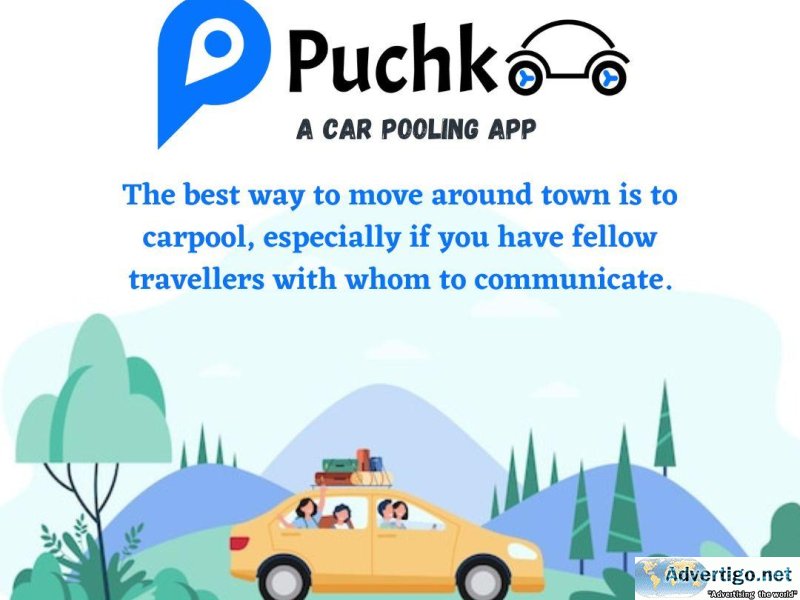 The Best Share Car Pooling App in India Offer a Ride  Puchkoo