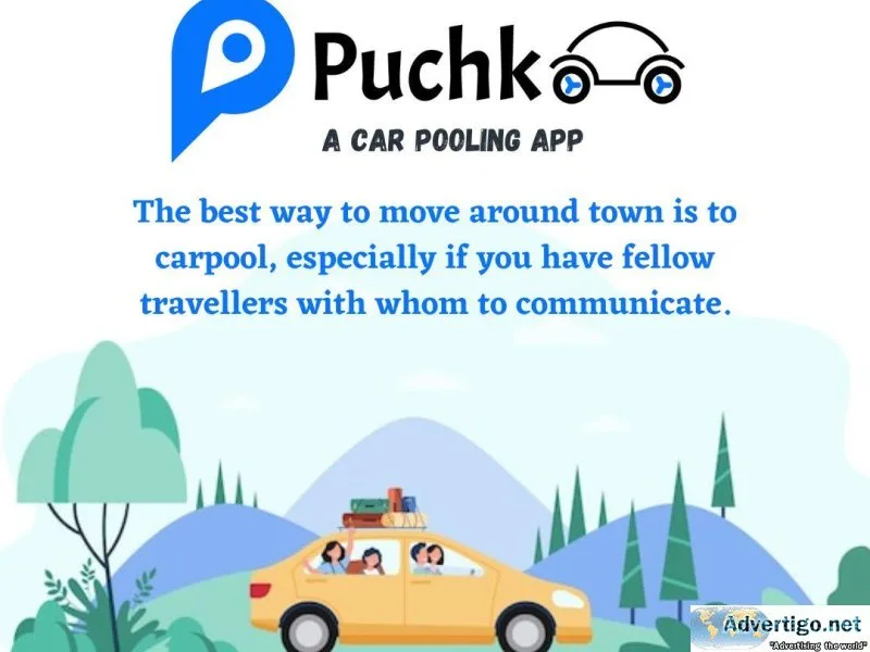 The Best Share Car Pooling App in India Offer a Ride  Puchkoo