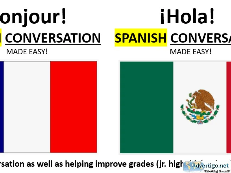 Spanish and French Conversation Tutor