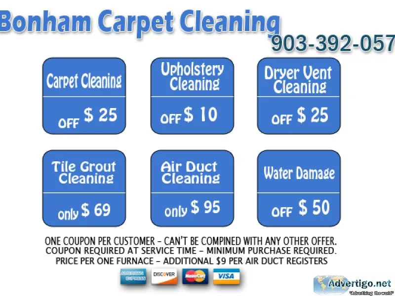 Bonham TX Carpet Cleaning
