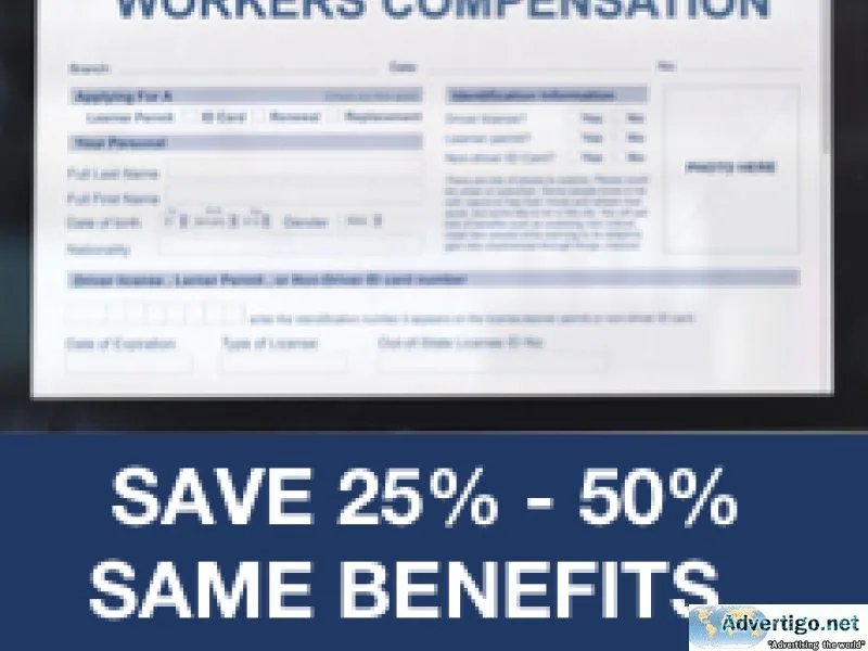 SAVE TODAY UP 50% ON WORK S COMP