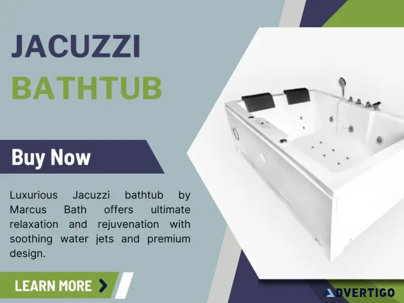 Elevate your relaxation with the best jacuzzi bathtubs in india