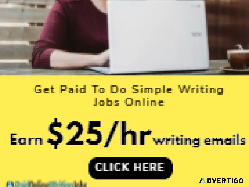Your writing skills are in demand.