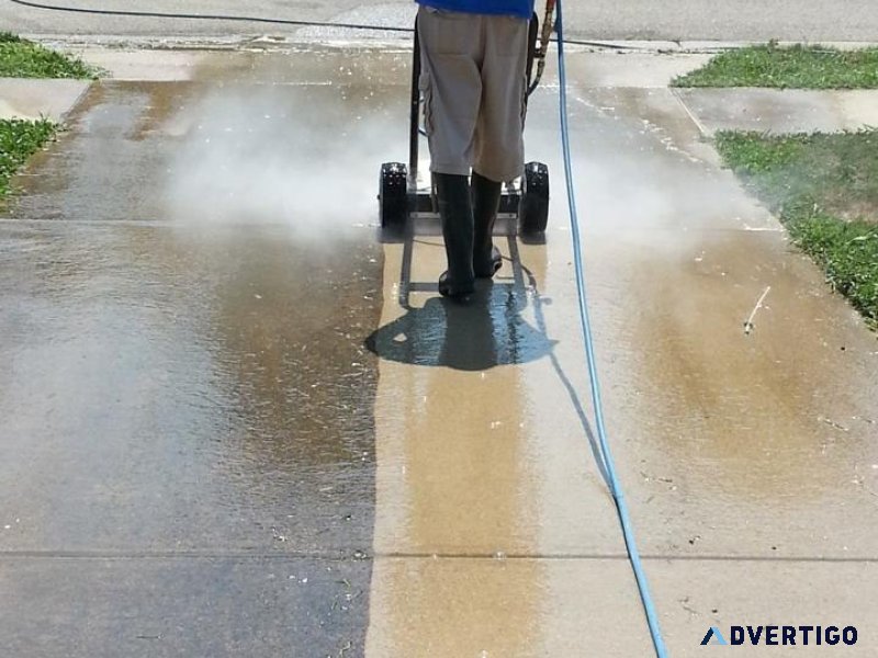 Pressure washing