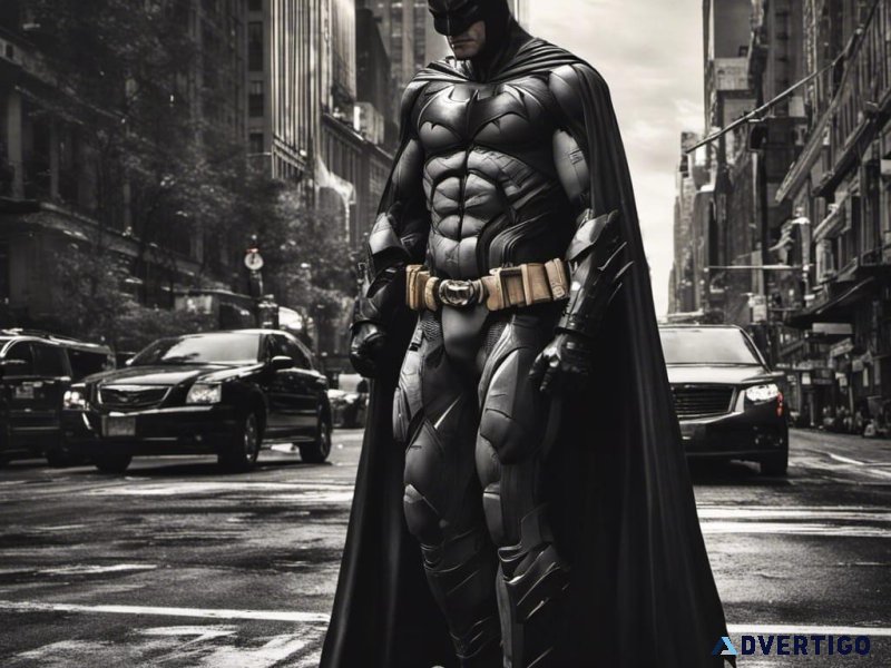 batman walking around new york city print