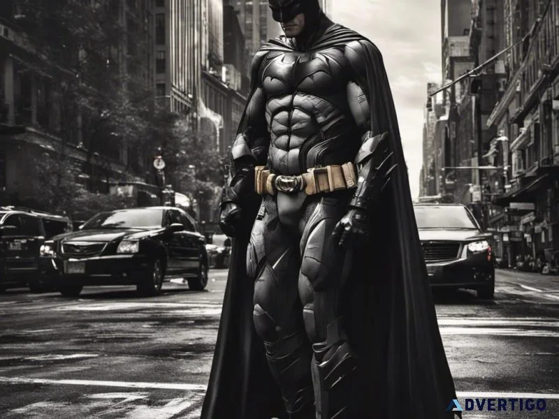 batman walking around new york city print