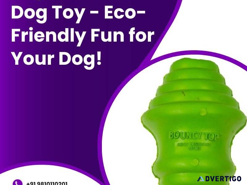 Organic Rubber Dog Toy - Eco-Friendly Fun for Your Dog