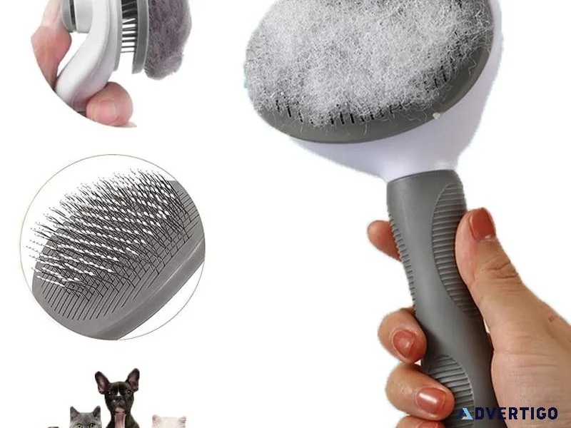 Deshedder dog brush