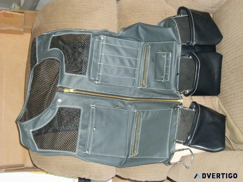 Carpenter s leather tool vest