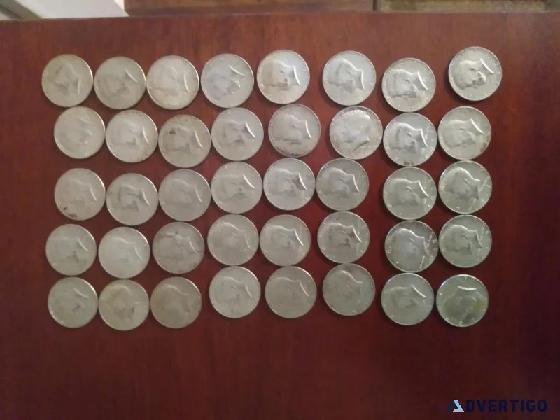 Coins kennedy halves etc