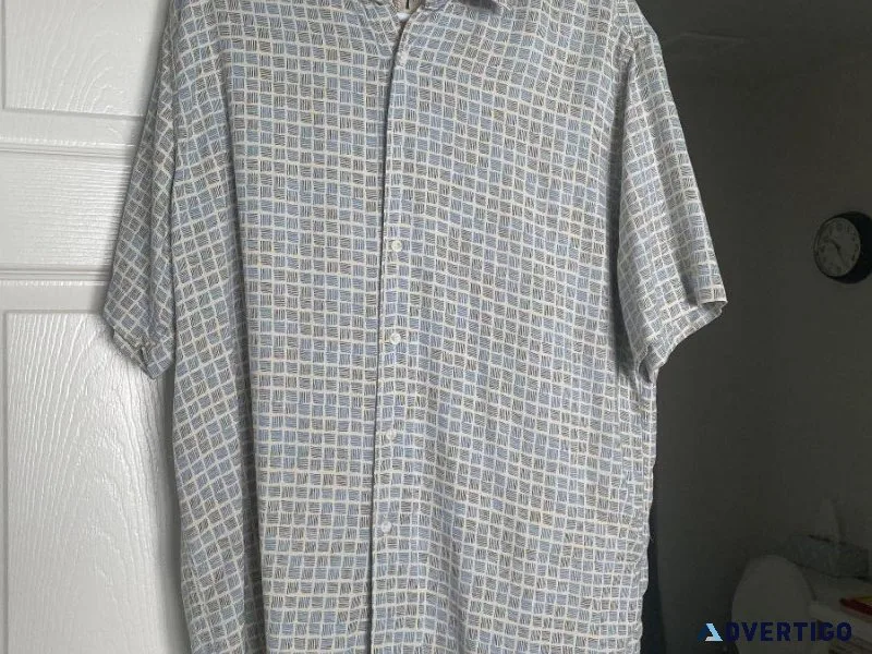 Mens short sleeve shirts XL