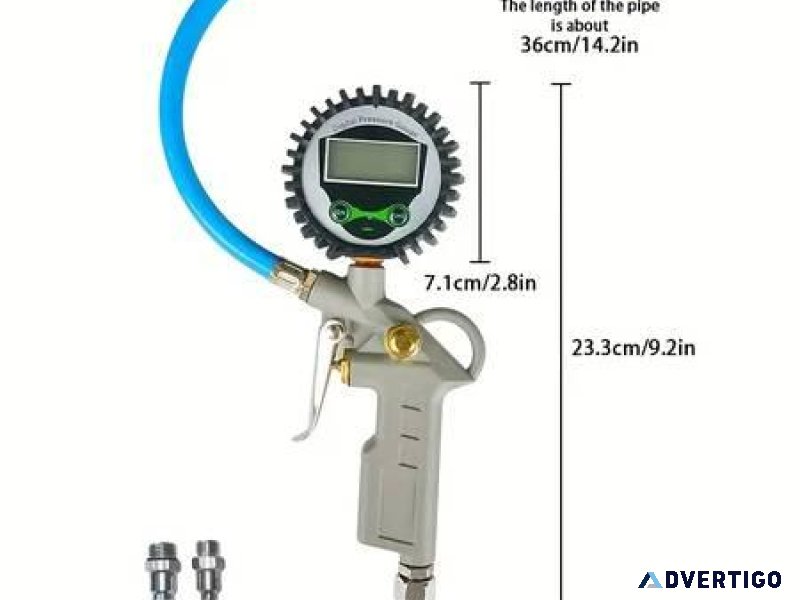 Digital Tire Pressure Gauge With Inflator