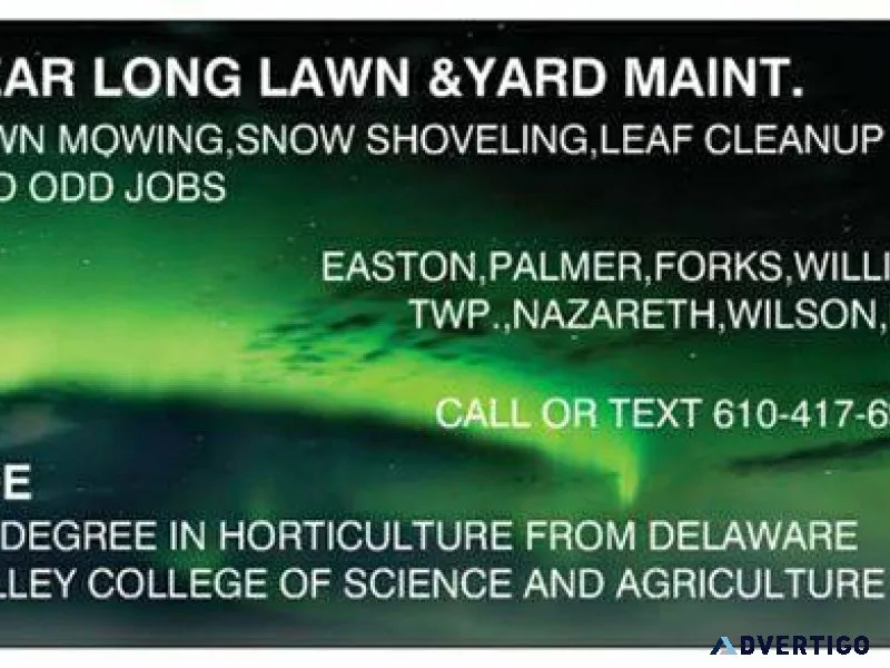 grass mowing etc