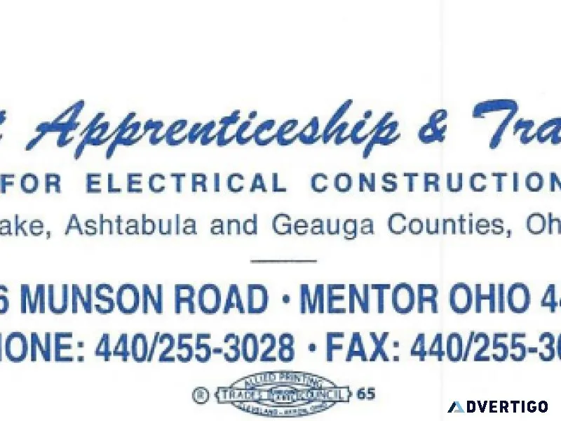 Electrical Apprenticeship Opportunity