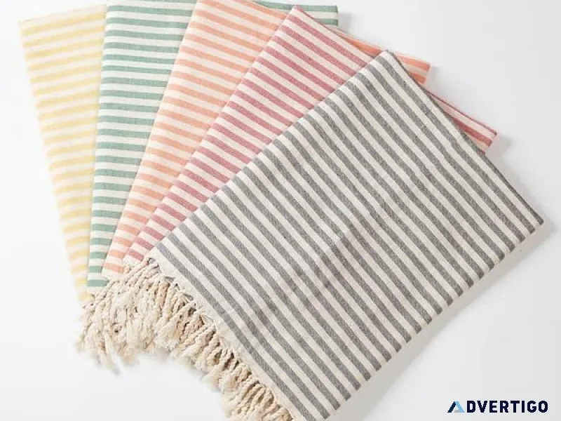 Turkish Towel Horizontal Stripe Design