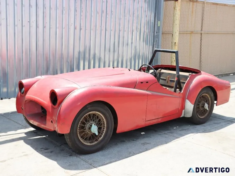 24391 1957 Triumph TR3 Red