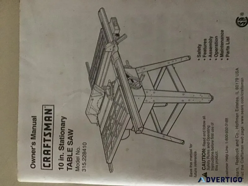 Table saw plus small greenhouse