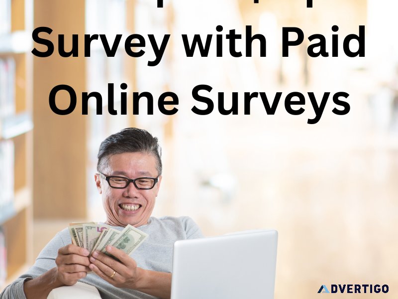 Earn up to 5 per Survey from Home Start Now