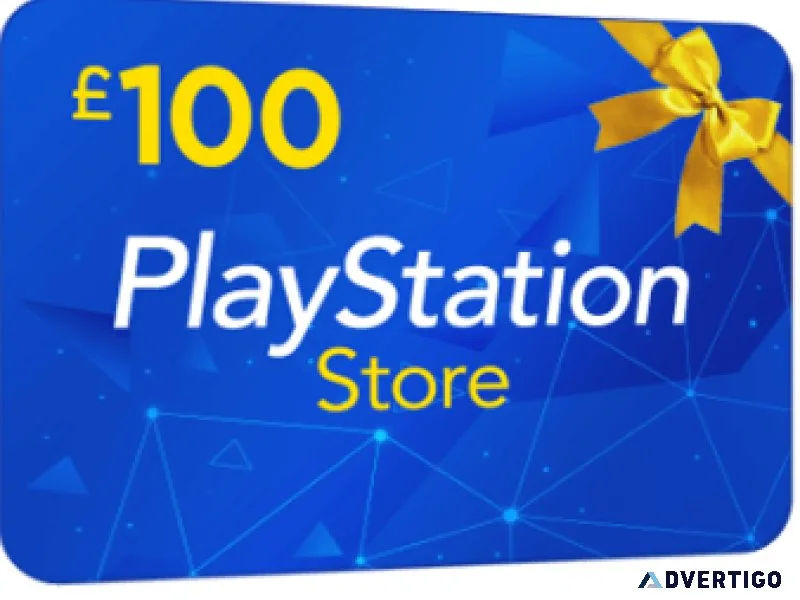 Get a &pound100 PlayStation Store Voucher