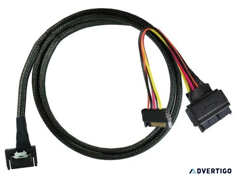 PCIe Gen 4 Gen-Z 1C to U.2 Cable -100CM