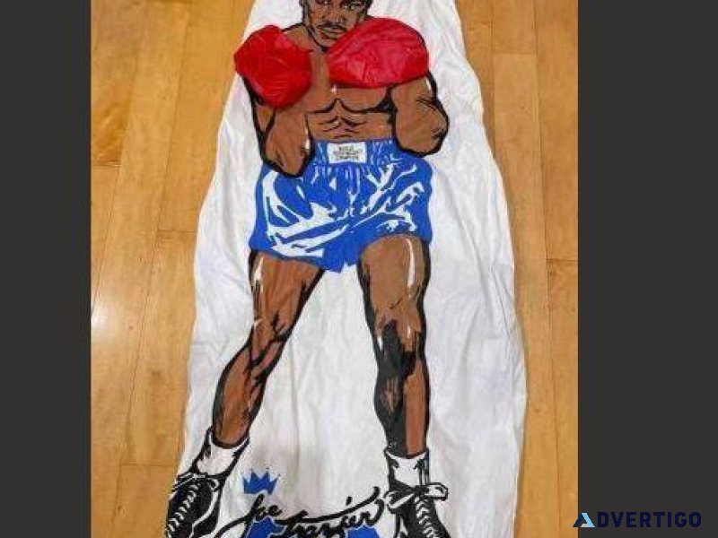 Joe Frazier bop bag with original box
