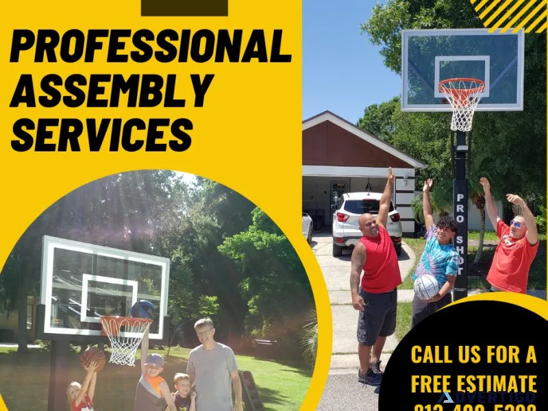 Basketball Hoop Assembly Moving Repair