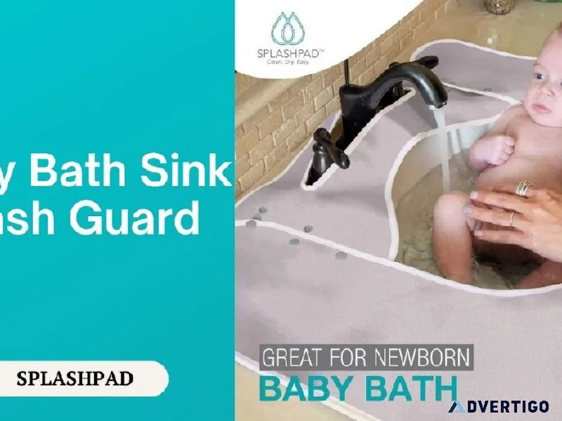 Baby Bath Sink Splash Guard