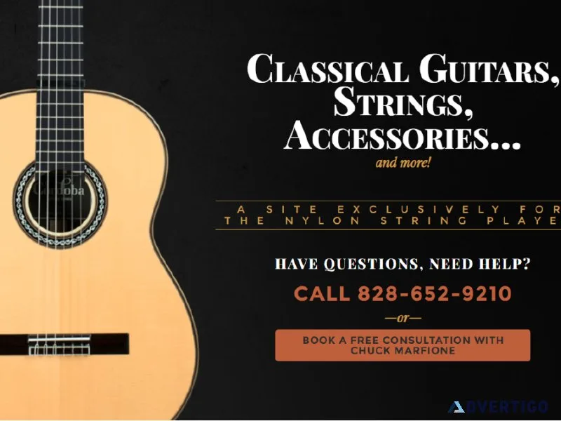 Choice Nylon String Guitars and Accessories  All Strings Nylon