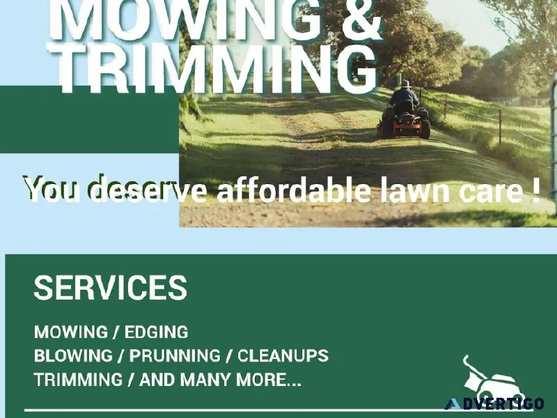 Mowing and  Trimming